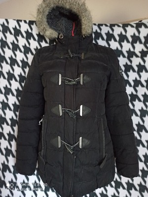 DAMSKA CZARNA KURTKA SUPERDRY TOGGLE PUFFER XS