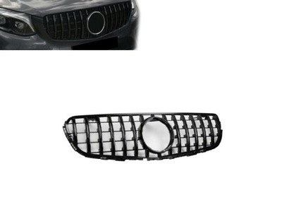 Решітка радіатора mercedes glc c253 x253 panamericana amg 15- фото №1