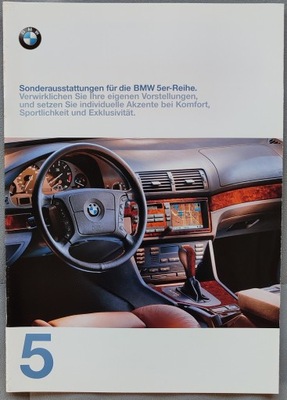 Prospekt BMW 5 E39 Wyposażenie 1997 (1)