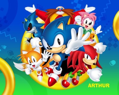 Puzzle Sonic 192 elementów - różne wzory
