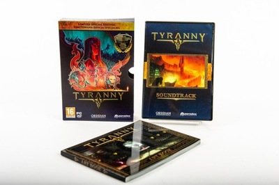 Tyranny soundtrack plus artbook w pudełku