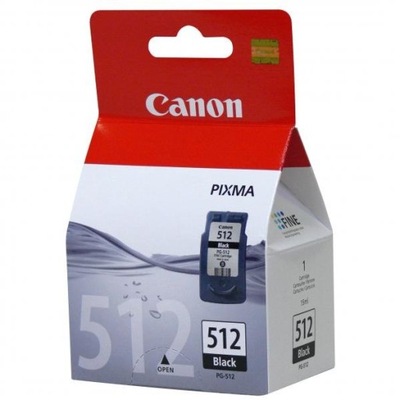 Canon oryginalny ink / tusz PG512BK, black, blistr z ochroną, 400s, 15ml, 2