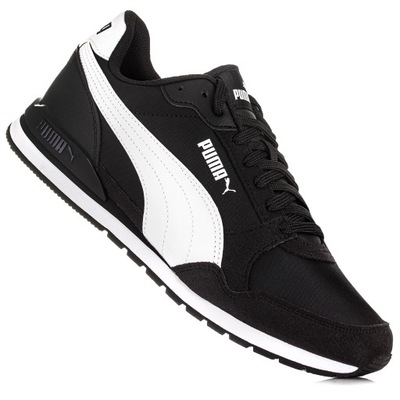 Buty męskie sportowe Puma ST RUNNER V3 BLACK WHITE 384857 01