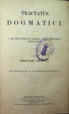 Tractatus Dogmatici 1898r.