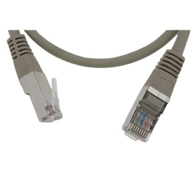 Kabel sieciowy Patch cord FTP kat. 5e 2m szary