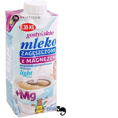 GOSTYŃ MLEKO ZAGĘSZCZONE LIGHT +Mg z magnezem 350G