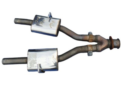 Mercedes slk 171 r171 труби вихлоп гасник вихлопи фото №1