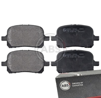 A.b.s. 37033 набор тормозных колодок тормозных, тормоза дисковые фото №1