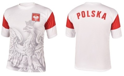 Koszulka sportowa T-shirt KIBICA POLSKA ORZEŁ