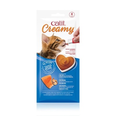 Catit Creamy Mokry smakołyk łosoś z krewetkami