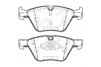 FERODO КОЛОДКИ ГАЛЬМІВНІ ПЕРЕД BMW 1 E81 1 E82 1 E87 1 E88 3 E90 3 E91