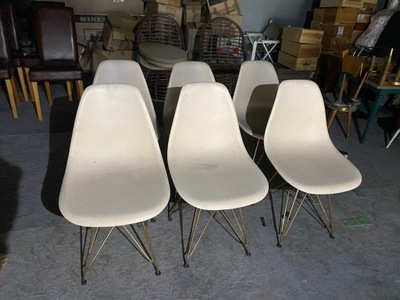 Desingerskie krzesła - 6 sztuk