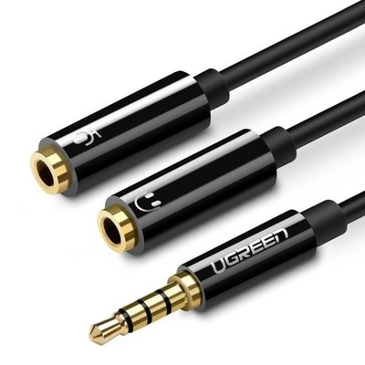 UGREEN UGREEN AV141 Rozdzielacz audio AUX kabel mini jack 3,5 mm (męski) do