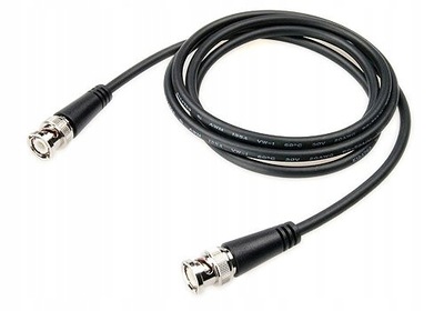 Przewód do oscyloskopu 2x wtyk BNC RG59U 75Ohm 1 metr jakar