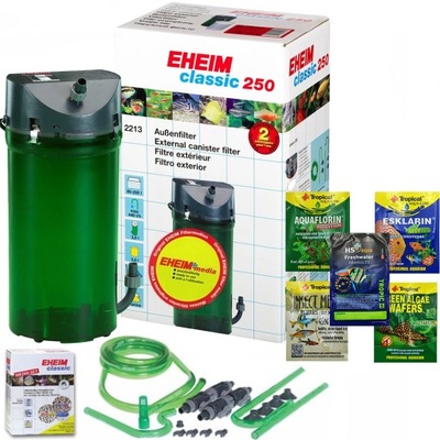 EHEIM CLASSIC 250 (2213++) filtr zewnętrzny do akwarium 250l