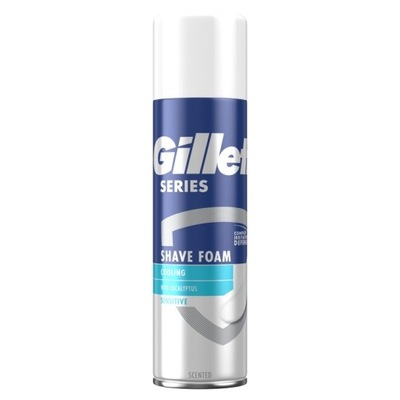 Gillette Series Cooling Sensitive Pianka Do Golenia 250 ml