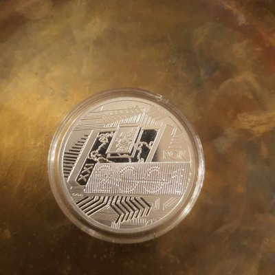 Moneta 10 zł Rok 2001 millenium srebro