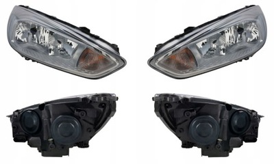 Фара лампа ford focus iii 14-18 l+p tyc фото №1