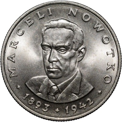 20 złotych 1976 bzm Marceli Nowotko Stan I/-I Menniczy