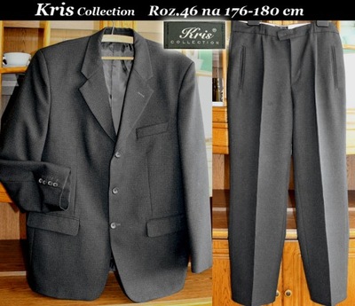 KRIS - Elegancki garnitur roz - XL - na178 cm