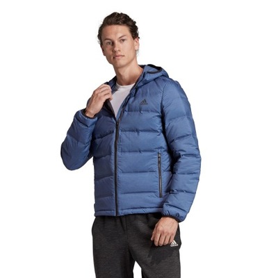 Kurtka adidas Helionic Melange Hooded Down DZ6257