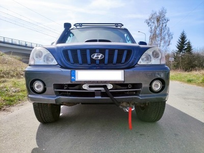 PLACA WYCIAGARKI EN PARAGOLPES HYUNDAI TERRACAN MONTAJE  