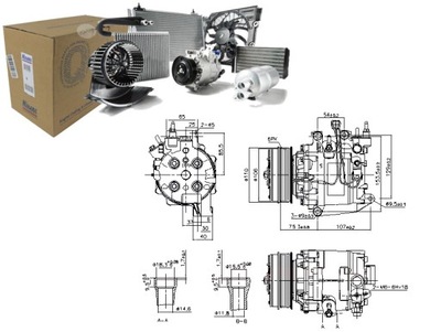 KOMPRESORIUS KONDICIONAVIMO HONDA CIVIC IX 1.8 02.12- NISSENS 