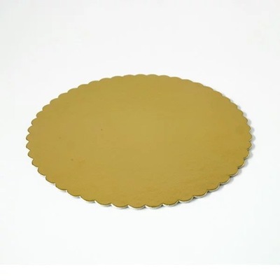 Podkład pod tort złoty gruby 28 cm