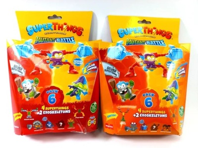 SUPER THINGS ZINGS MUTANT BATTLE PACK6 RÓŻNE RODZAJE