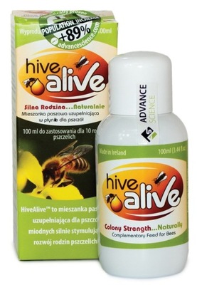 HiveAlive 100 ml wzmocnienie rodzin pszczelich większy czerw silna rodzina