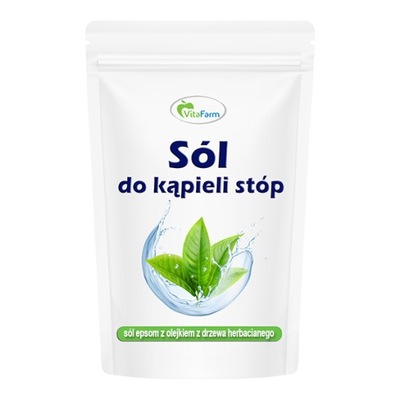 SÓL EPSOM DO KĄPIELI STÓP OLEJEK HERBACIANY 1kg