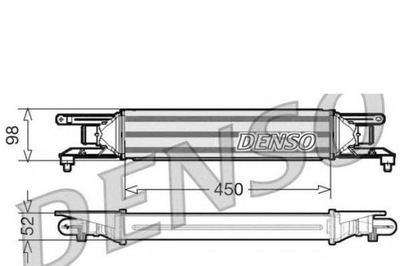 Denso інтеркулер alfa romeo mito fiat punto 1.3d фото №1