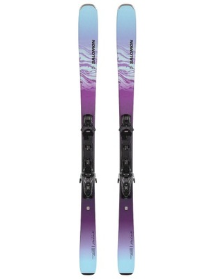 Narty damskie allmountain SALOMON E STANCE 80 W + SALOMON M11 167