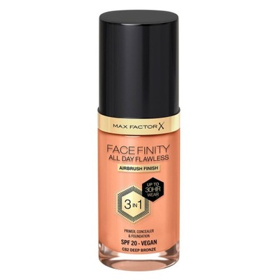 Max Factor Facefinity 3 IN 1 All Day Flawless Podkład C82 Deep Bronze
