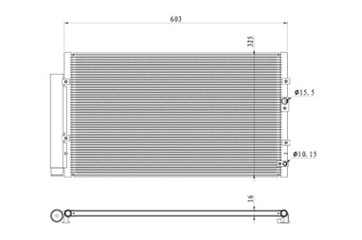 NRF CONDENSER AIR CONDITIONER SUBARU BRZ TOYOTA GT 86 2.0 03.12-  