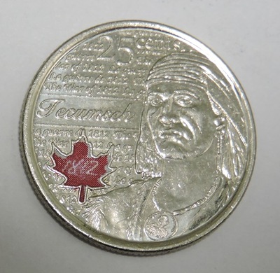 KANADA 25 cents 2012 Tecumseh