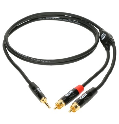 Kabel audio KLOTZ KY7-600 mini Jack/2xRCA 6m