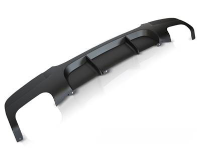 Дифузор bmw e90 e91 05-11 sport m-tech / m-performance -oo---oo- фото №1