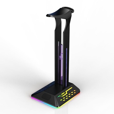 RGB słuchawki gamingowe stojak z podwójny USB typu