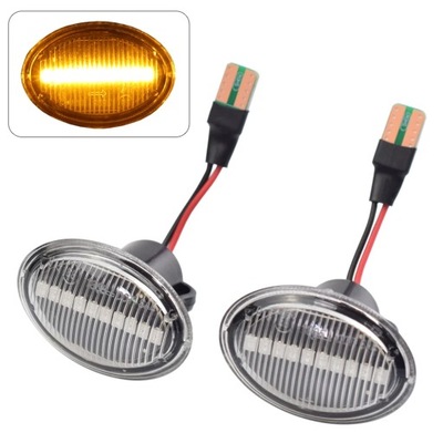 PARA FIAT 500 FORD LANCIA LYBRA YPSILON MASERATI GRANCABRIO ALFA 4C DIODO LUMINOSO LED DYNA  