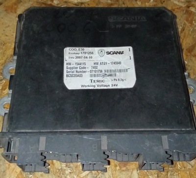 Блок керування coo, e30 temic scania r фото №1