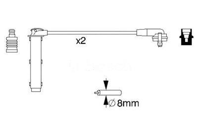 ПРОВОДА ЗАЖИГАНИЯ BS0986356833 BOSCH