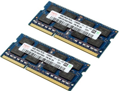 RAM 8GB (2x4GB) DDR3L PC3L 12800S 1600MHz HYNIX