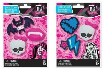 Gumki do ścierania Monster High Frankie Stein