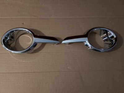 Решітка радіатора рамка хром решітка протитуманної фари peugeot 208 i 2012-2015 lh+rh kpl новий фото №1