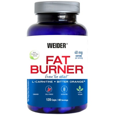 Weider Fat Burner 120 kapsułek | Spalacz tłuszczu