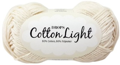 DROPS Cotton Light 01 ekri