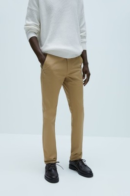 ZARA SPODNIE SLIM FIT CHINOS 6861335 R.36