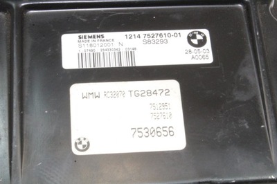 Бортовой компьютер двигателя mini cooper r50, r53 7527610 2004 фото №1