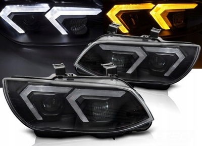 Фары лампы kpl bi-xenon led black тюнинг bmw 3 e92 e93 lift lci 2010- фото №1